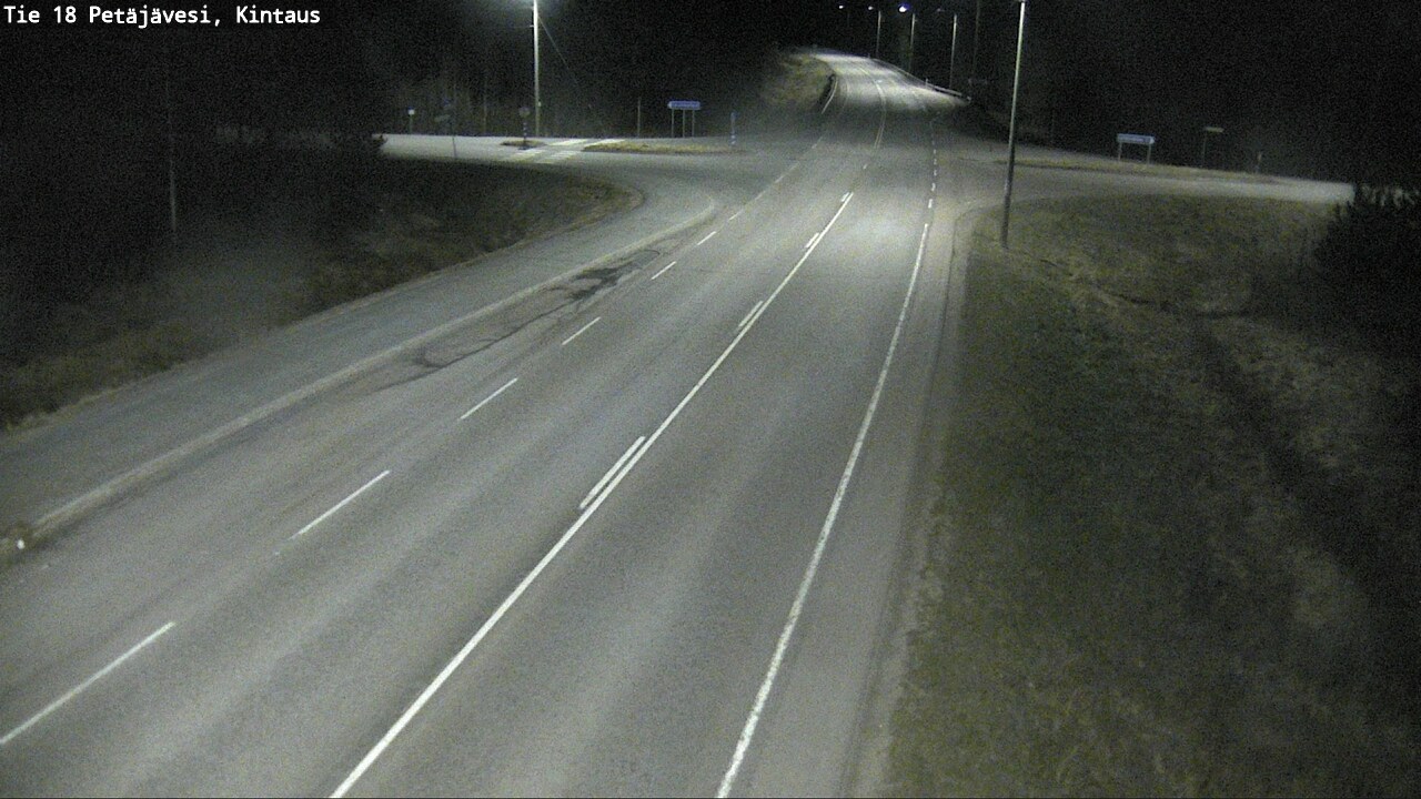 Weather Camera Image Road 18 Petäjävesi, Kintaus, Petäjävesi, Keski-Suomi