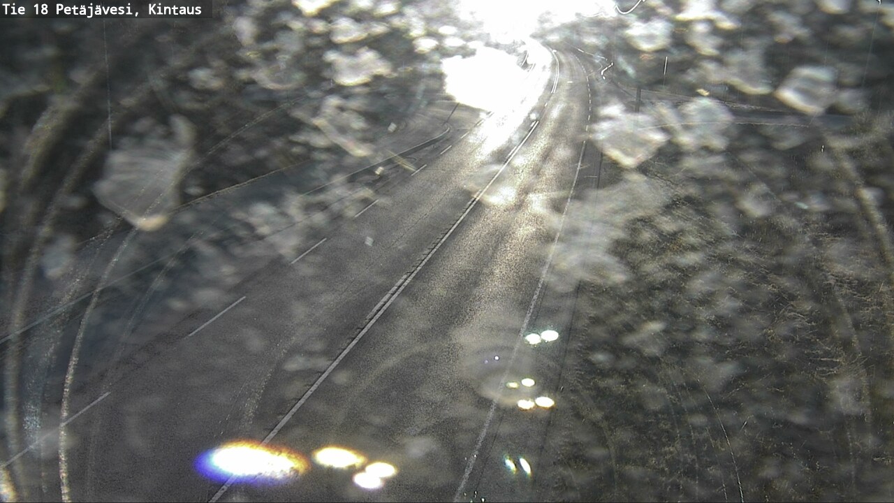 Weather Camera Image Väg 18 Petäjävesi, Kintaus, Petäjävesi, Keski-Suomi