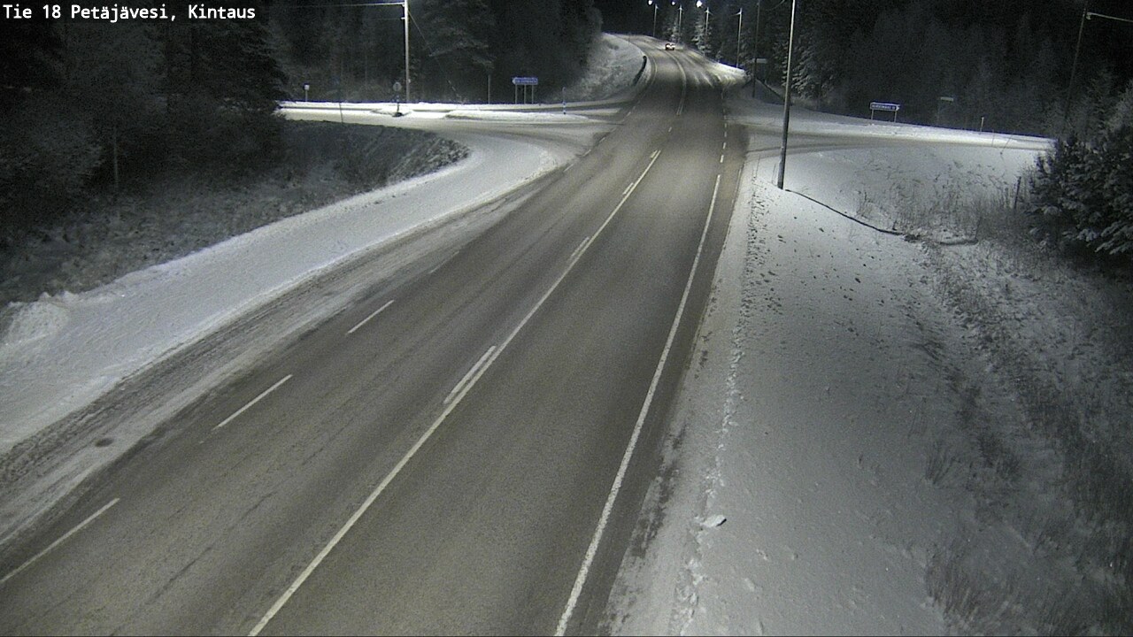 Weather Camera Image Road 18 Petäjävesi, Kintaus, Petäjävesi, Keski-Suomi