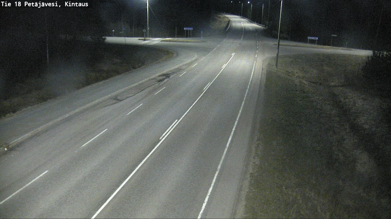 Weather Camera Image Road 18 Petäjävesi, Kintaus, Petäjävesi, Keski-Suomi