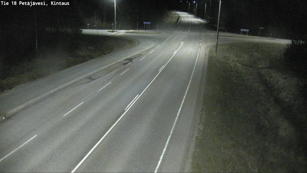 Weather Camera Image Väg 18 Petäjävesi, Kintaus, Petäjävesi, Keski-Suomi