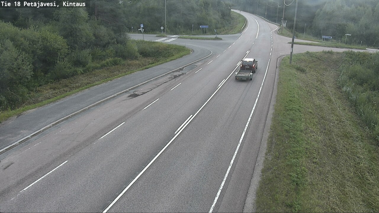 Weather Camera Image Road 18 Petäjävesi, Kintaus, Petäjävesi, Keski-Suomi