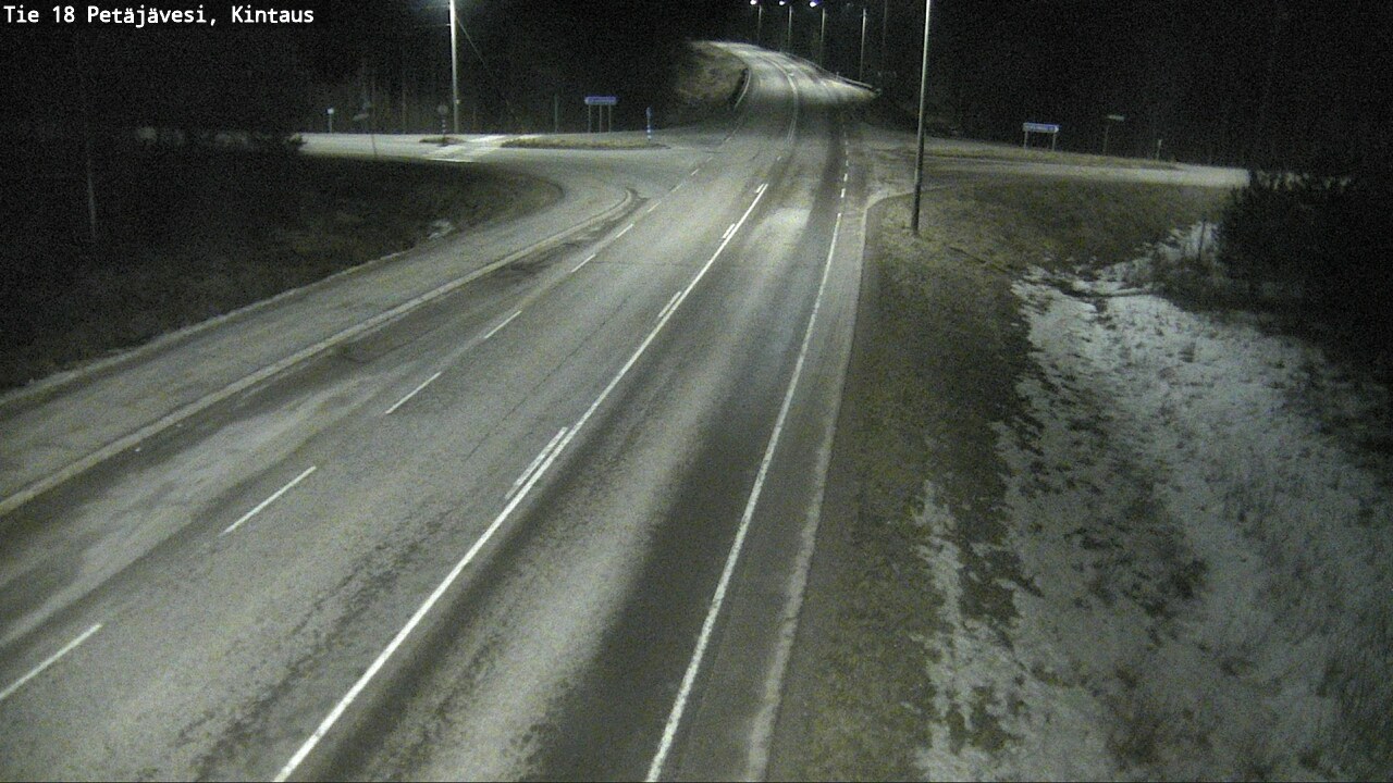 Weather Camera Image Väg 18 Petäjävesi, Kintaus, Petäjävesi, Keski-Suomi