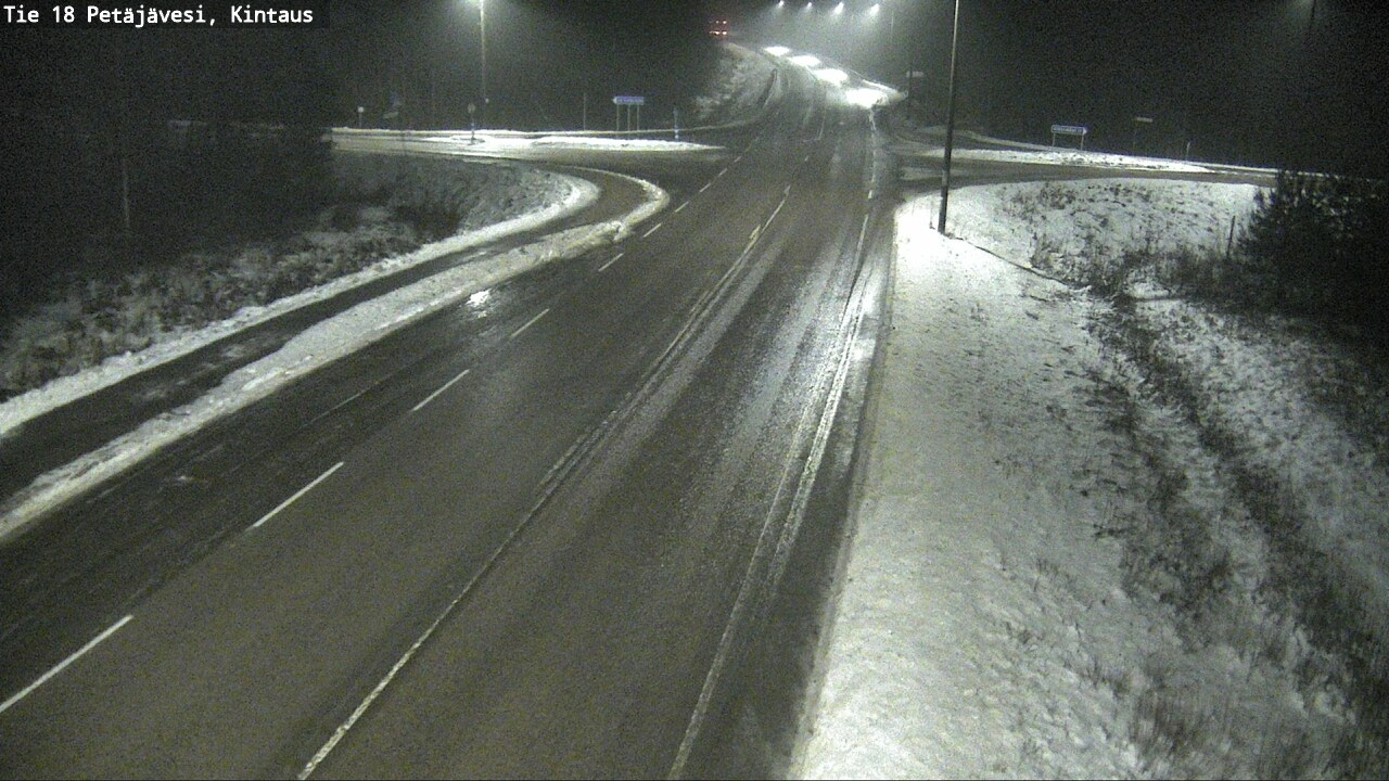 Weather Camera Image Road 18 Petäjävesi, Kintaus, Petäjävesi, Keski-Suomi