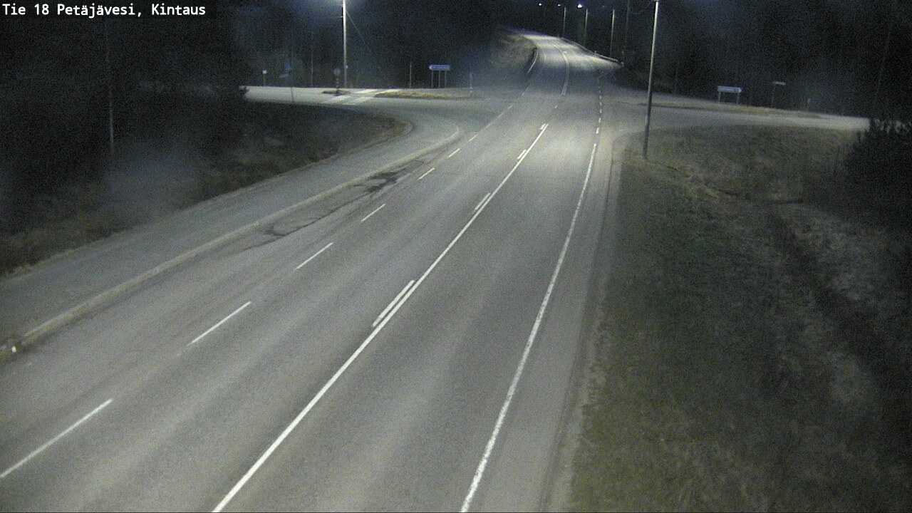 Weather Camera Image Road 18 Petäjävesi, Kintaus, Petäjävesi, Keski-Suomi