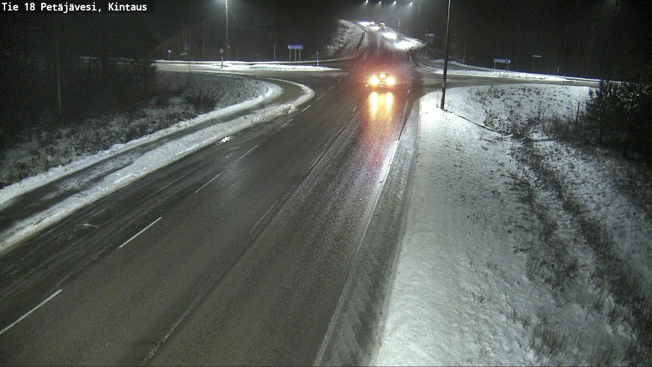 Weather Camera Image Road 18 Petäjävesi, Kintaus, Petäjävesi, Keski-Suomi