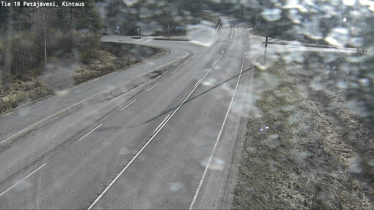 Weather Camera Image Väg 18 Petäjävesi, Kintaus, Petäjävesi, Keski-Suomi