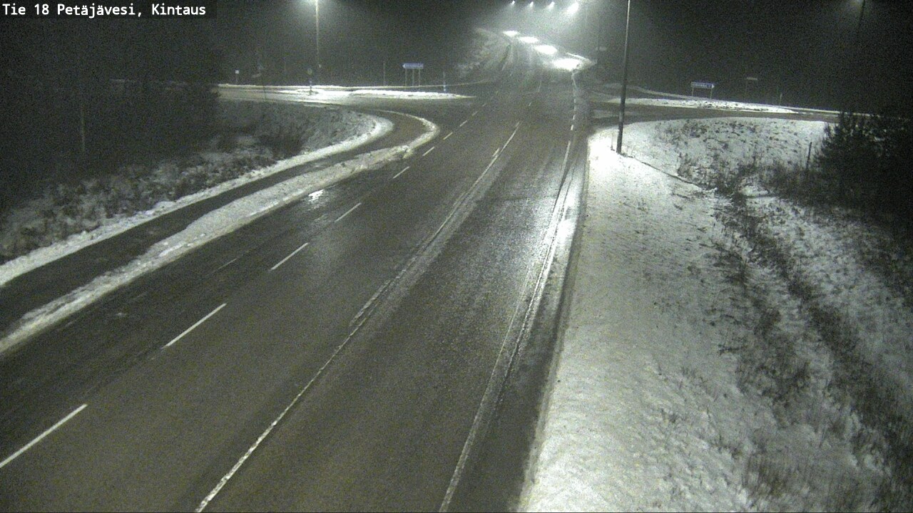 Weather Camera Image Road 18 Petäjävesi, Kintaus, Petäjävesi, Keski-Suomi
