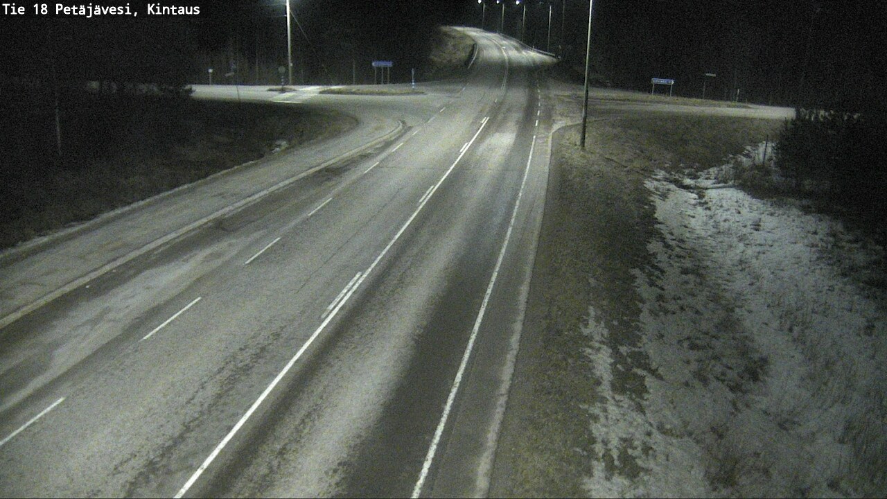 Weather Camera Image Väg 18 Petäjävesi, Kintaus, Petäjävesi, Keski-Suomi