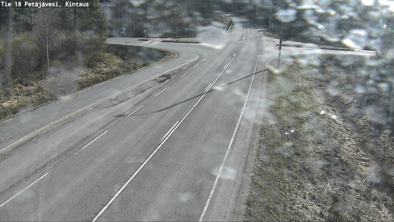 Weather Camera Image Väg 18 Petäjävesi, Kintaus, Petäjävesi, Keski-Suomi