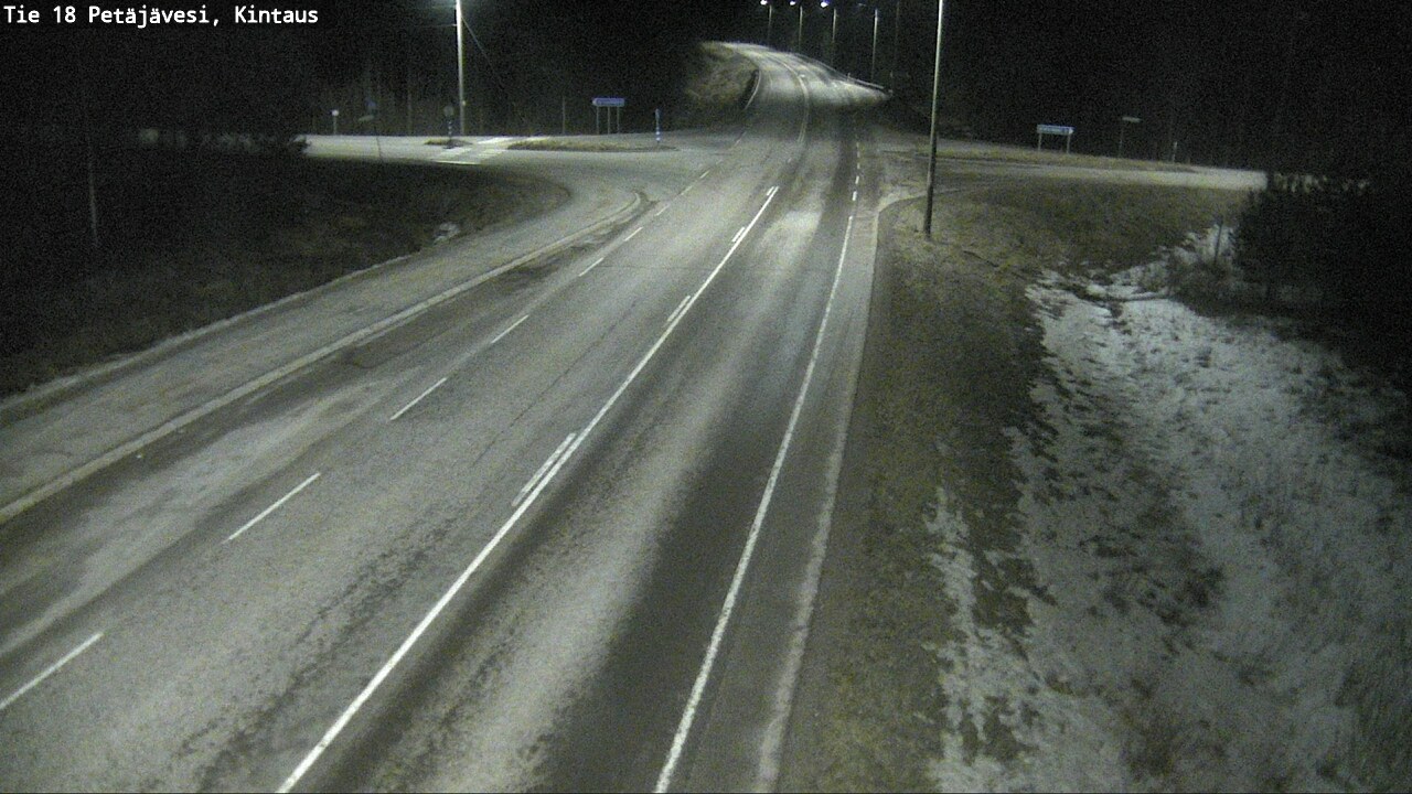 Weather Camera Image Väg 18 Petäjävesi, Kintaus, Petäjävesi, Keski-Suomi