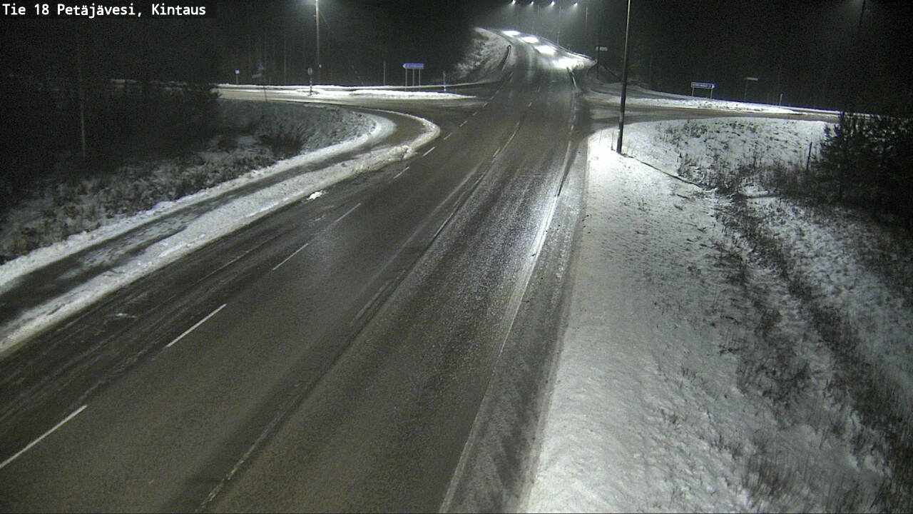 Weather Camera Image Road 18 Petäjävesi, Kintaus, Petäjävesi, Keski-Suomi