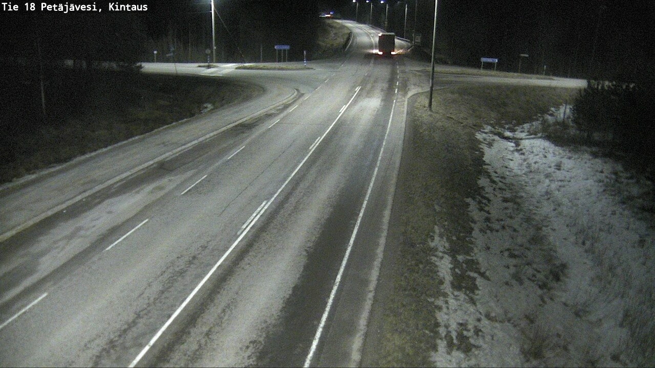 Weather Camera Image Väg 18 Petäjävesi, Kintaus, Petäjävesi, Keski-Suomi