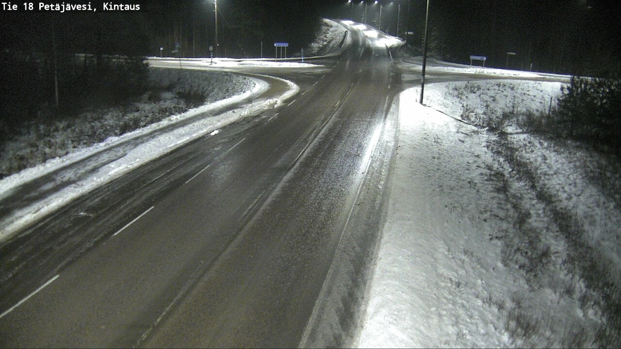 Weather Camera Image Road 18 Petäjävesi, Kintaus, Petäjävesi, Keski-Suomi