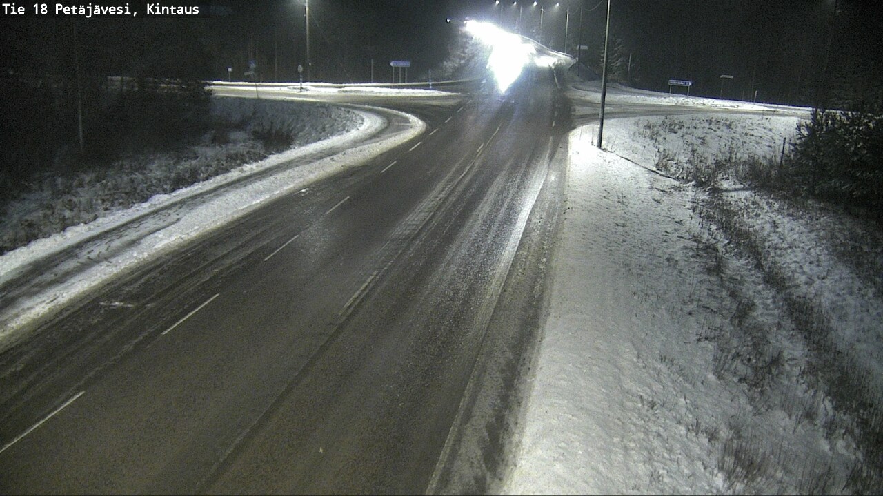 Weather Camera Image Road 18 Petäjävesi, Kintaus, Petäjävesi, Keski-Suomi
