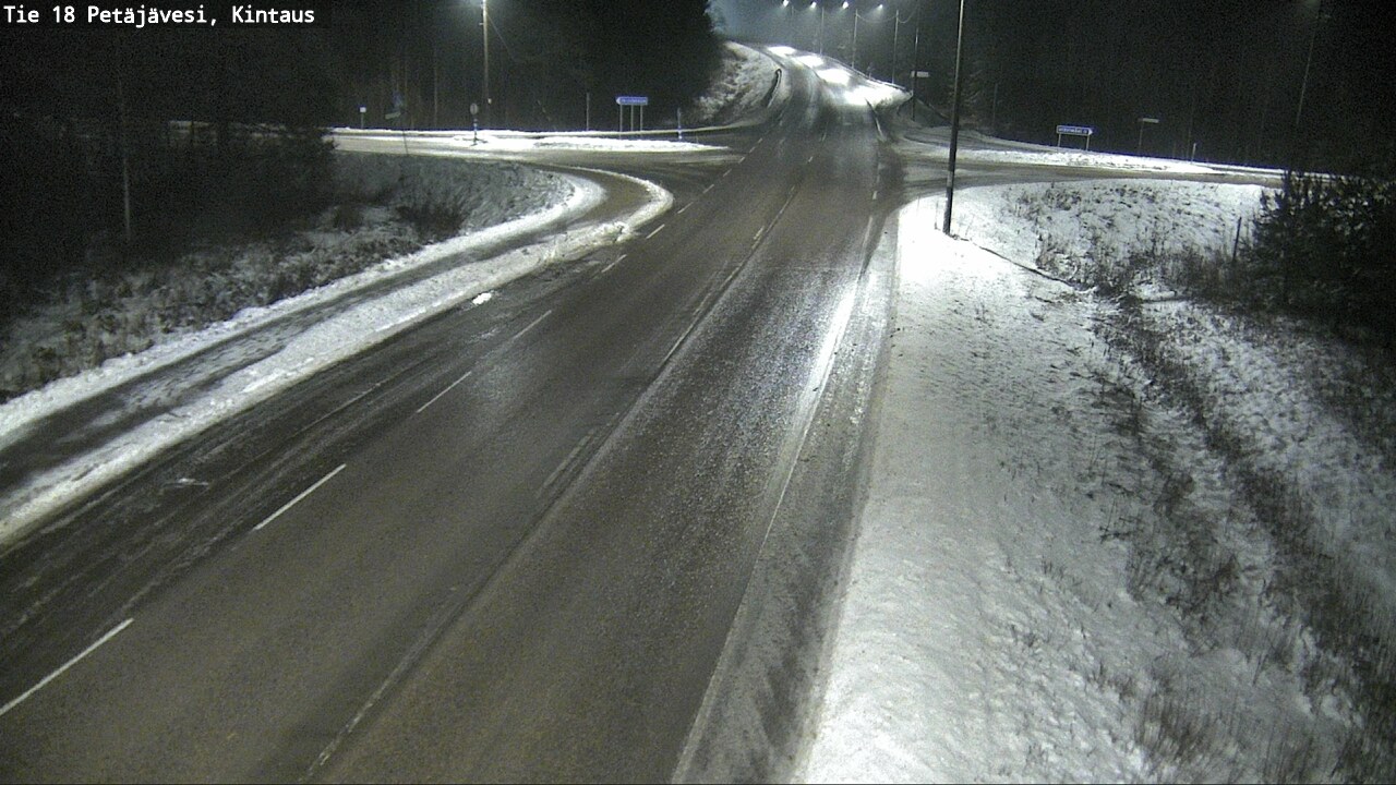 Weather Camera Image Road 18 Petäjävesi, Kintaus, Petäjävesi, Keski-Suomi