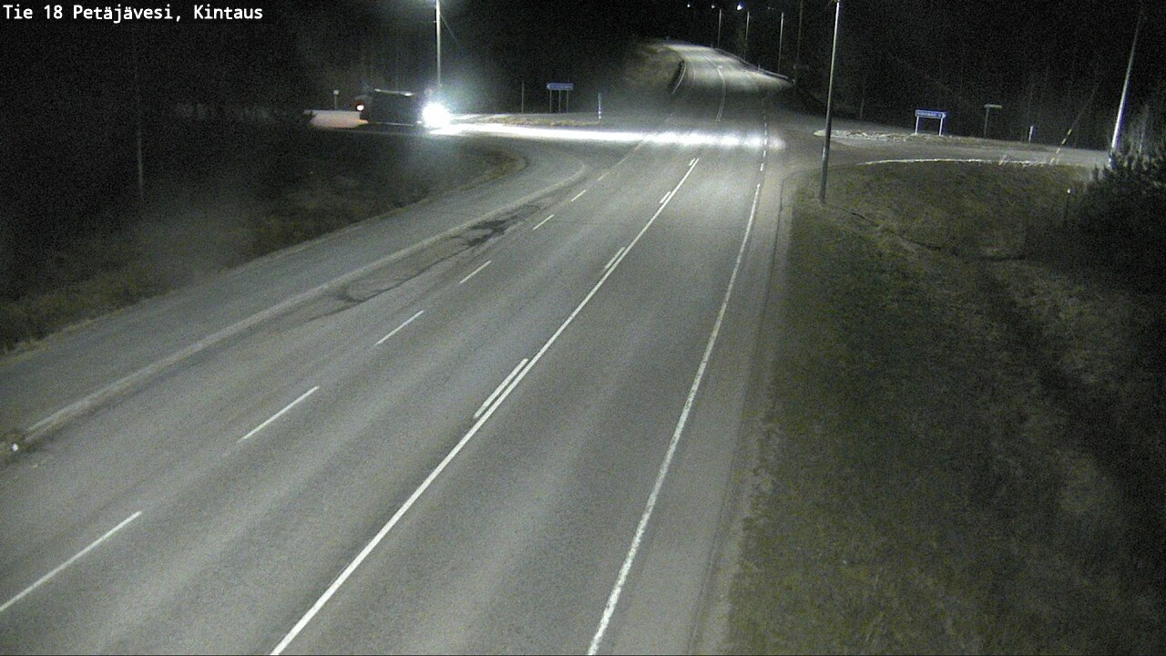 Weather Camera Image Road 18 Petäjävesi, Kintaus, Petäjävesi, Keski-Suomi