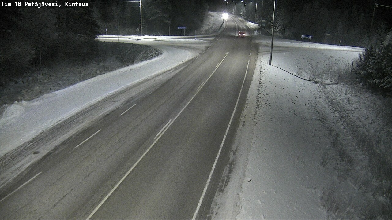 Weather Camera Image Road 18 Petäjävesi, Kintaus, Petäjävesi, Keski-Suomi