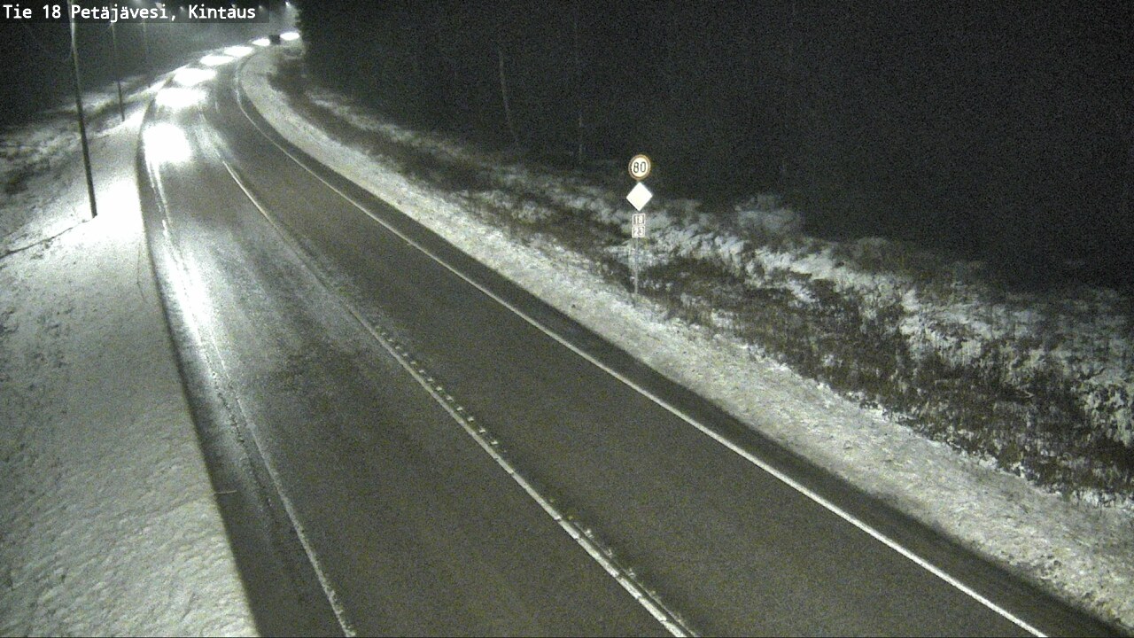 Weather Camera Image Väg 18 Petäjävesi, Kintaus, Petäjävesi, Keski-Suomi