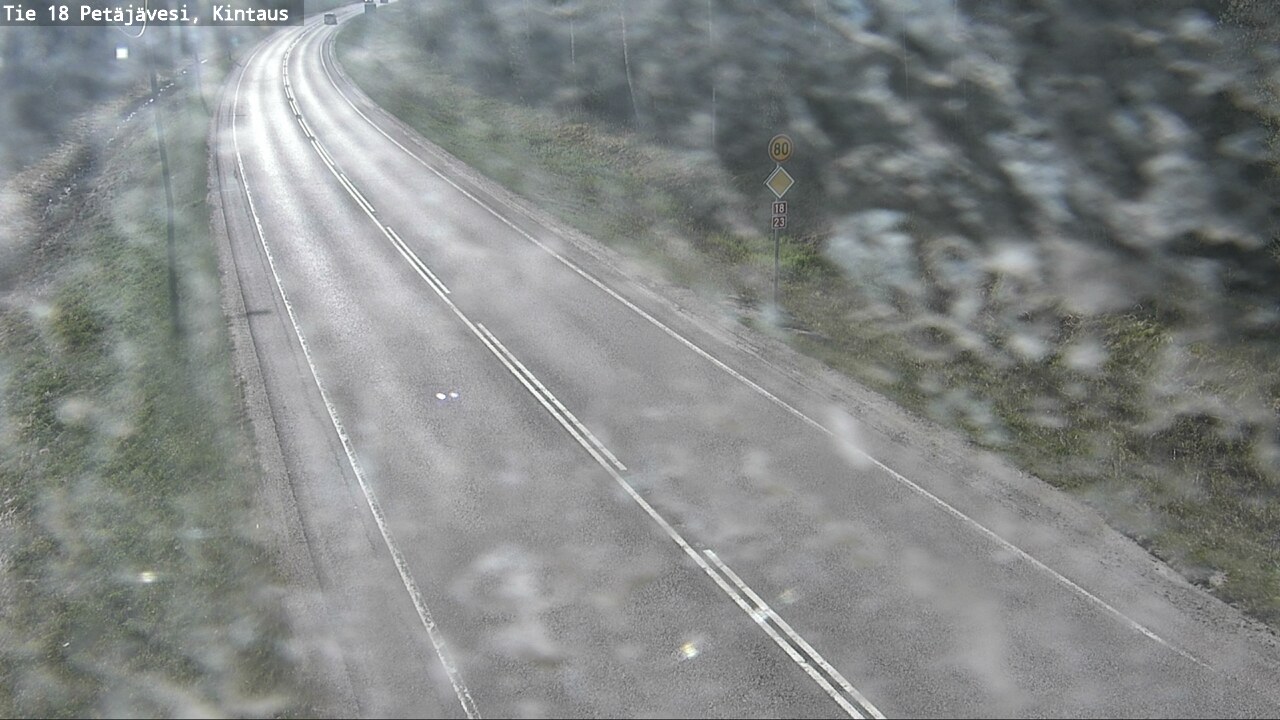 Weather Camera Image Road 18 Petäjävesi, Kintaus, Petäjävesi, Keski-Suomi