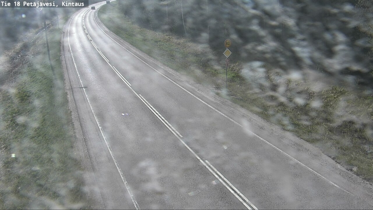Weather Camera Image Road 18 Petäjävesi, Kintaus, Petäjävesi, Keski-Suomi