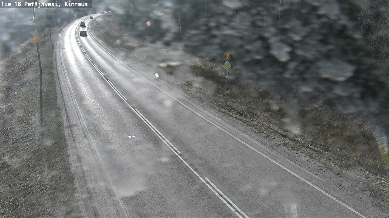Weather Camera Image Väg 18 Petäjävesi, Kintaus, Petäjävesi, Keski-Suomi