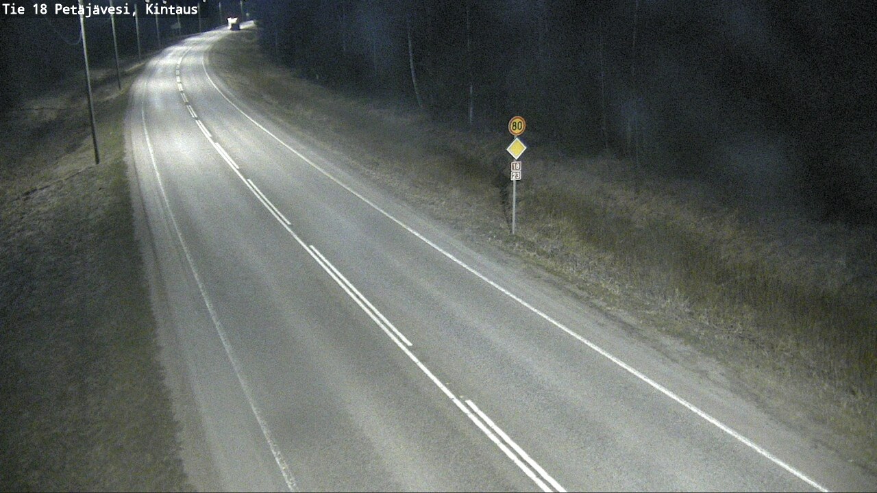 Weather Camera Image Väg 18 Petäjävesi, Kintaus, Petäjävesi, Keski-Suomi