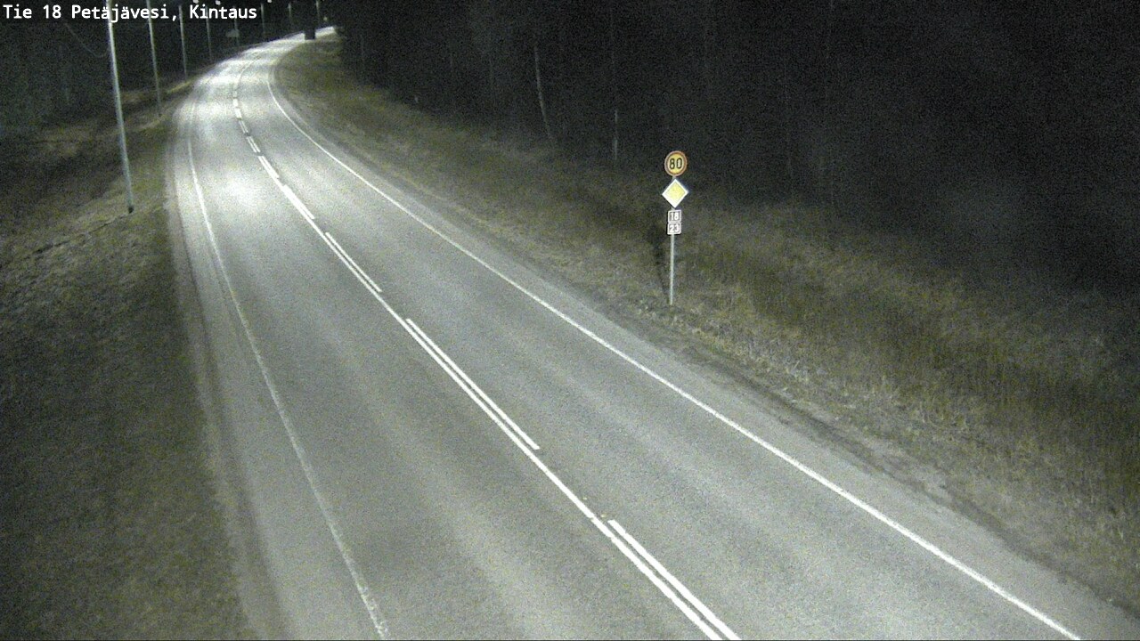 Weather Camera Image Road 18 Petäjävesi, Kintaus, Petäjävesi, Keski-Suomi