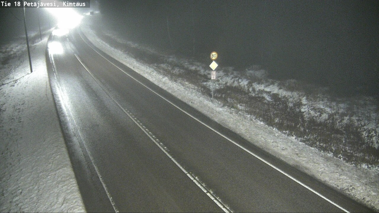 Weather Camera Image Road 18 Petäjävesi, Kintaus, Petäjävesi, Keski-Suomi