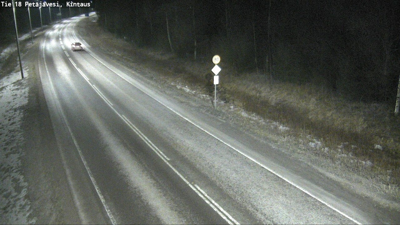 Weather Camera Image Road 18 Petäjävesi, Kintaus, Petäjävesi, Keski-Suomi