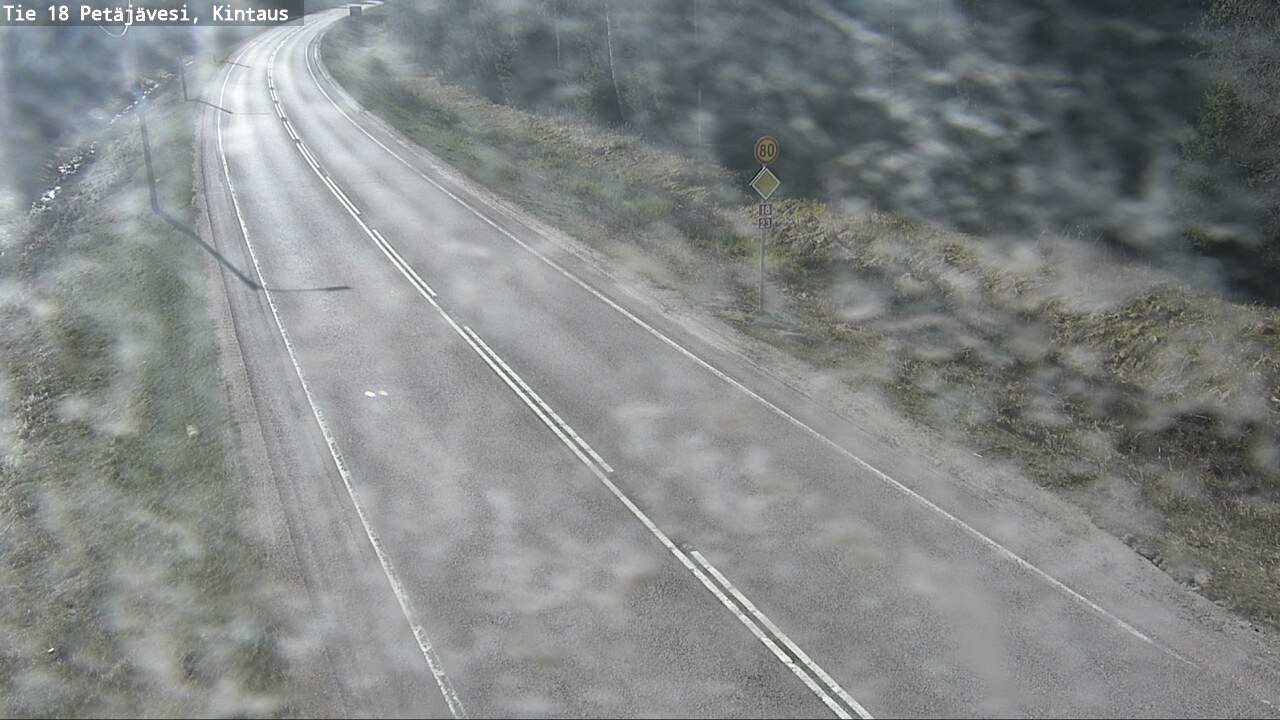 Weather Camera Image Väg 18 Petäjävesi, Kintaus, Petäjävesi, Keski-Suomi