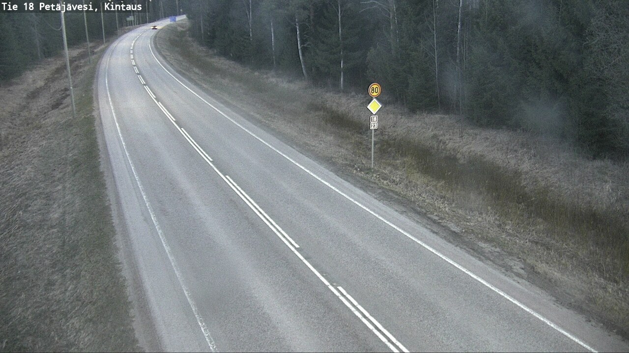 Weather Camera Image Road 18 Petäjävesi, Kintaus, Petäjävesi, Keski-Suomi