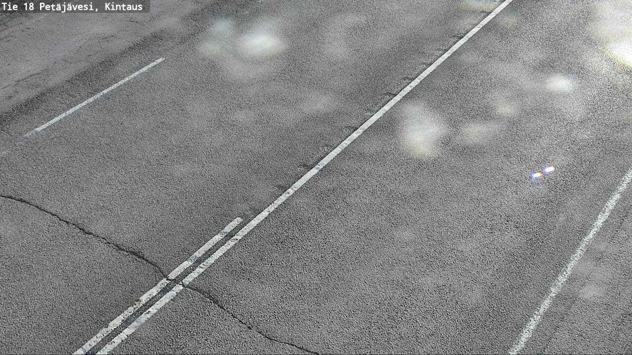 Weather Camera Image Väg 18 Petäjävesi, Kintaus, Petäjävesi, Keski-Suomi
