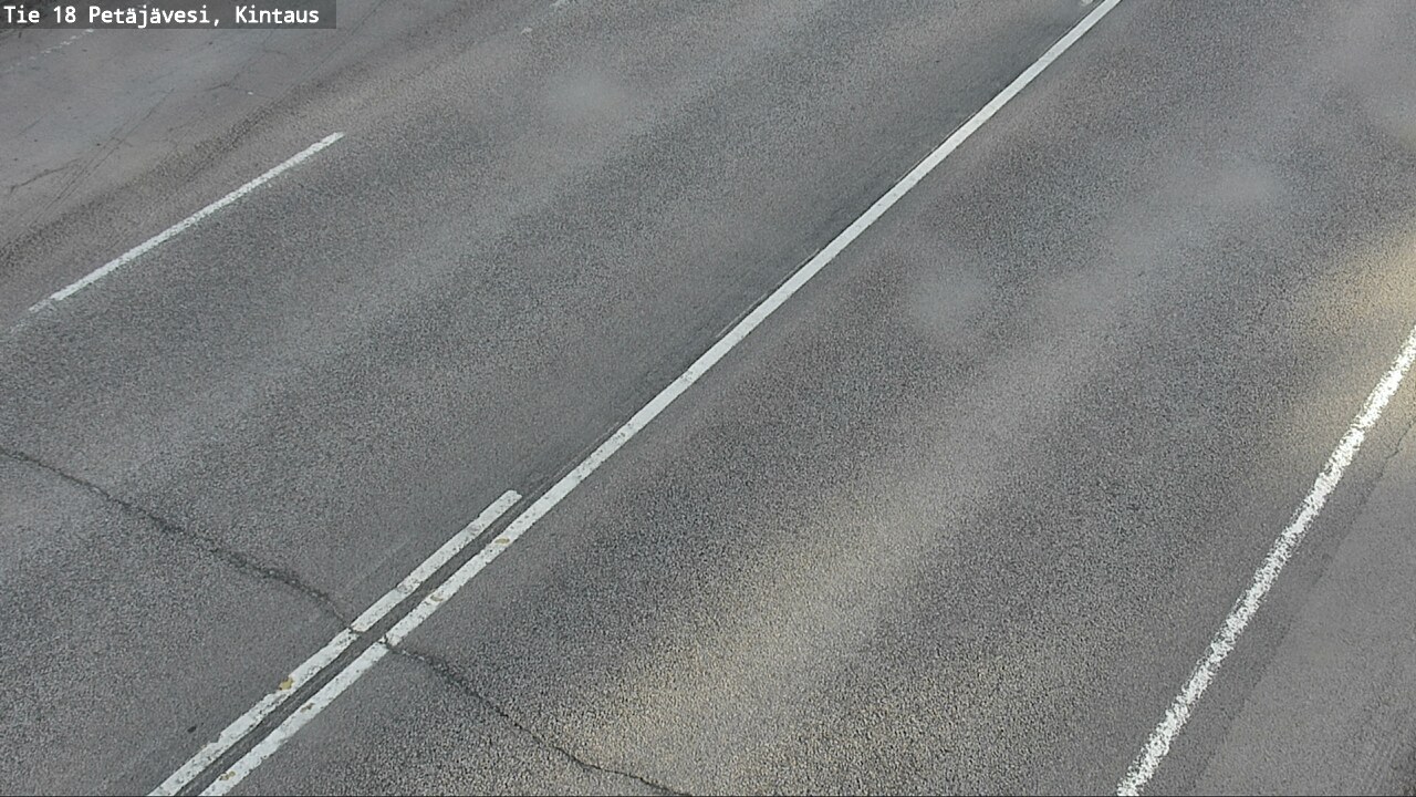 Weather Camera Image Väg 18 Petäjävesi, Kintaus, Petäjävesi, Keski-Suomi