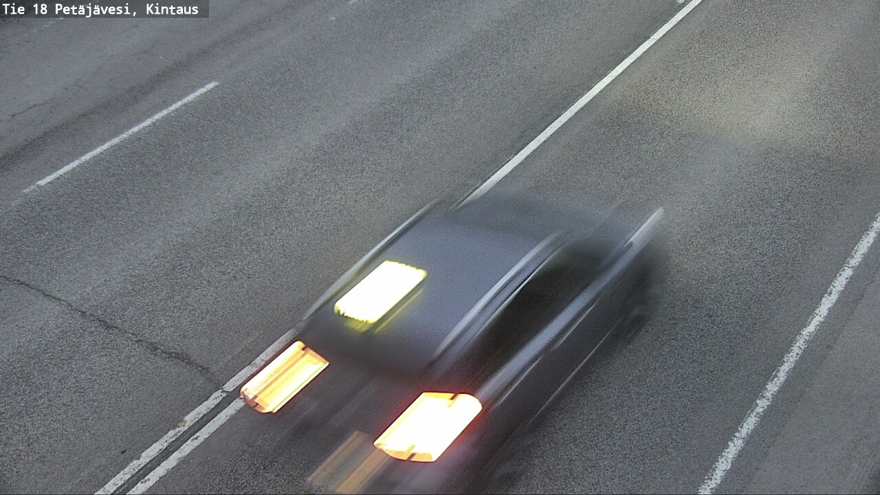 Weather Camera Image Väg 18 Petäjävesi, Kintaus, Petäjävesi, Keski-Suomi