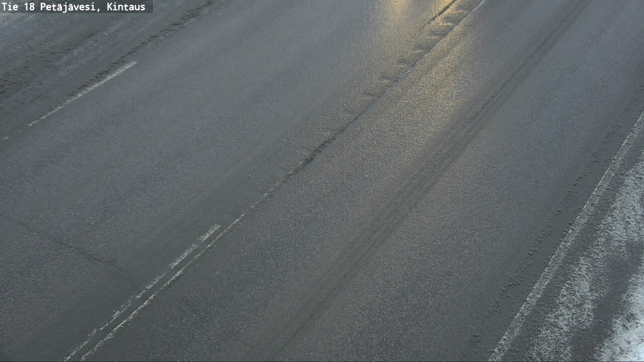 Weather Camera Image Väg 18 Petäjävesi, Kintaus, Petäjävesi, Keski-Suomi