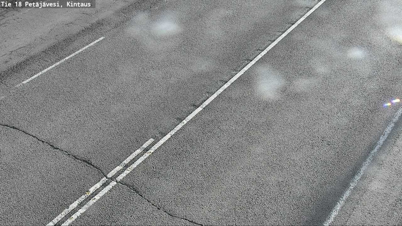 Weather Camera Image Väg 18 Petäjävesi, Kintaus, Petäjävesi, Keski-Suomi