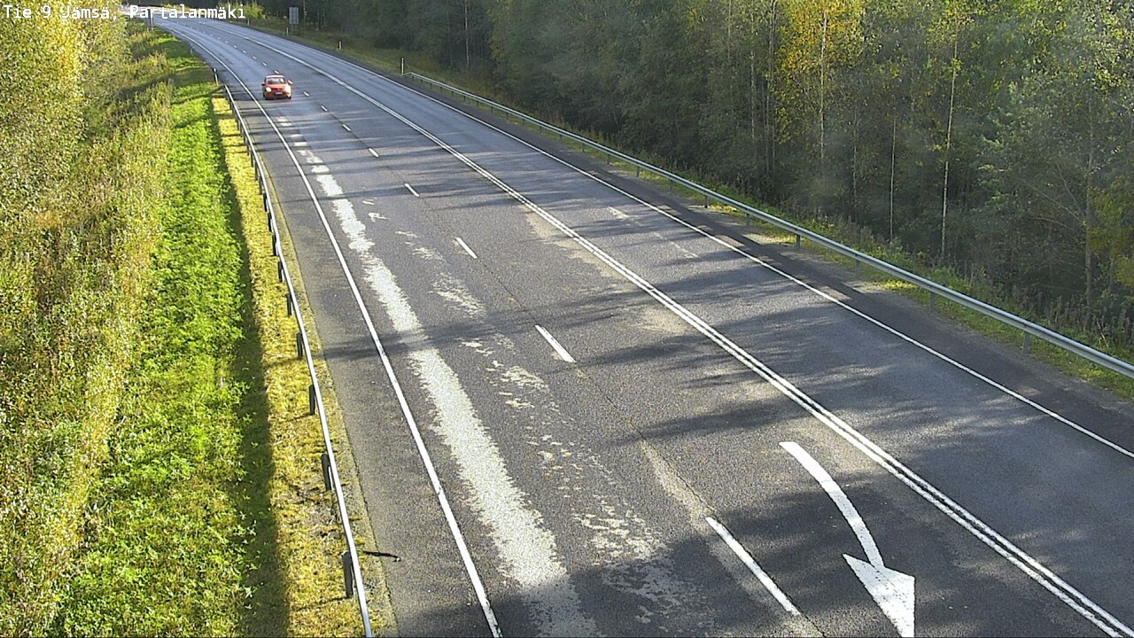 Weather Camera Image Road 9 Jämsä, Partalanmäki, Jämsä, Keski-Suomi