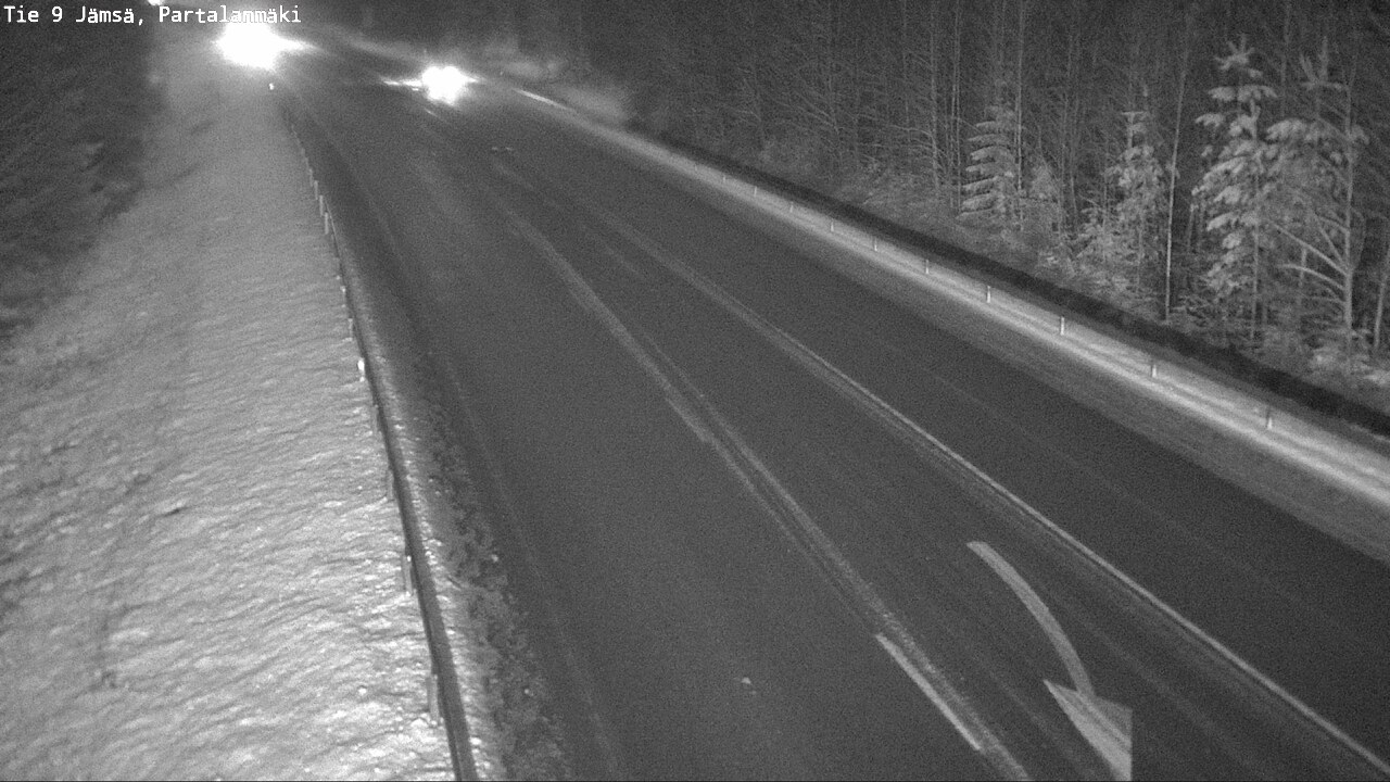 Weather Camera Image Road 9 Jämsä, Partalanmäki, Jämsä, Keski-Suomi