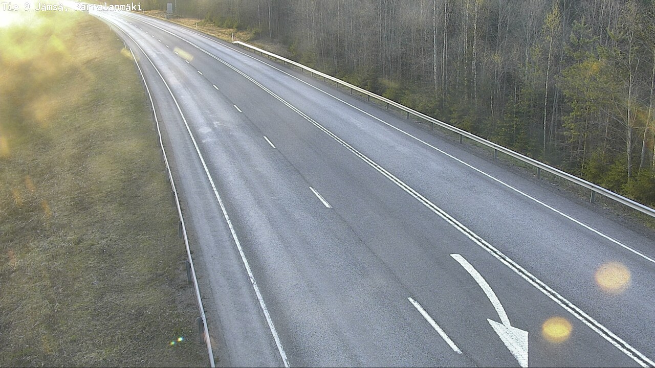 Weather Camera Image Road 9 Jämsä, Partalanmäki, Jämsä, Keski-Suomi