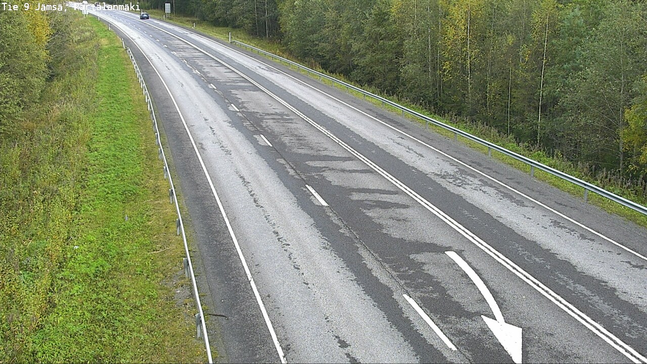 Kelikamerat Kuva Tie 9 Jämsä, Partalanmäki, Jämsä, Keski-Suomi