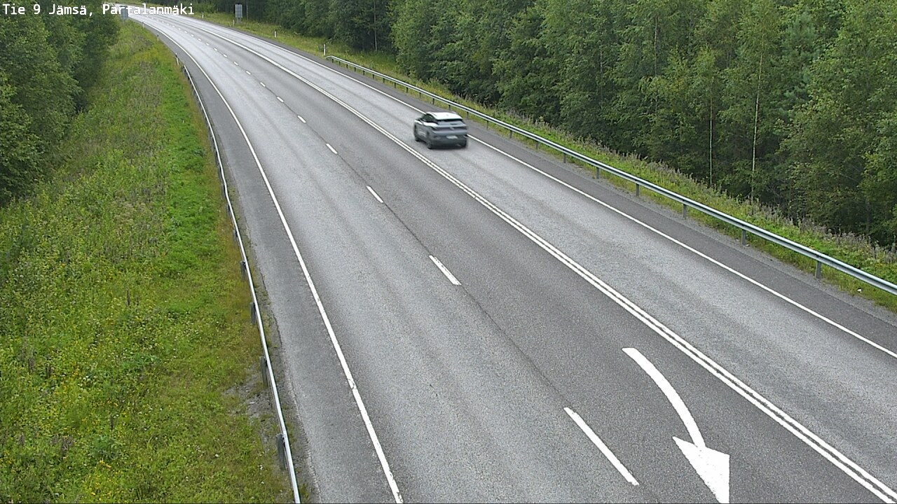 Weather Camera Image Väg 9 Jämsä, Partalanmäki, Jämsä, Keski-Suomi
