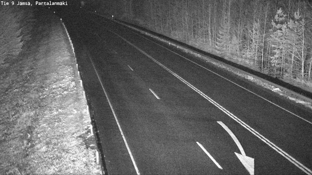 Weather Camera Image Väg 9 Jämsä, Partalanmäki, Jämsä, Keski-Suomi