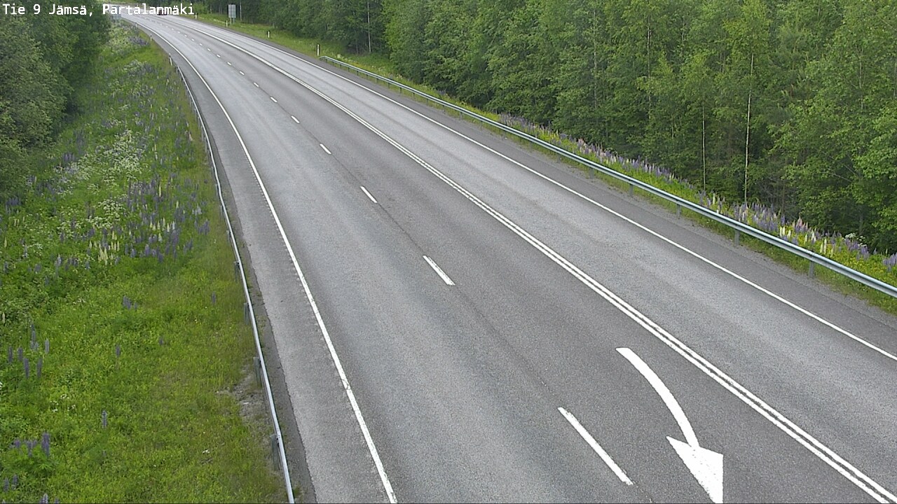 Kelikamerat Kuva Tie 9 Jämsä, Partalanmäki, Jämsä, Keski-Suomi