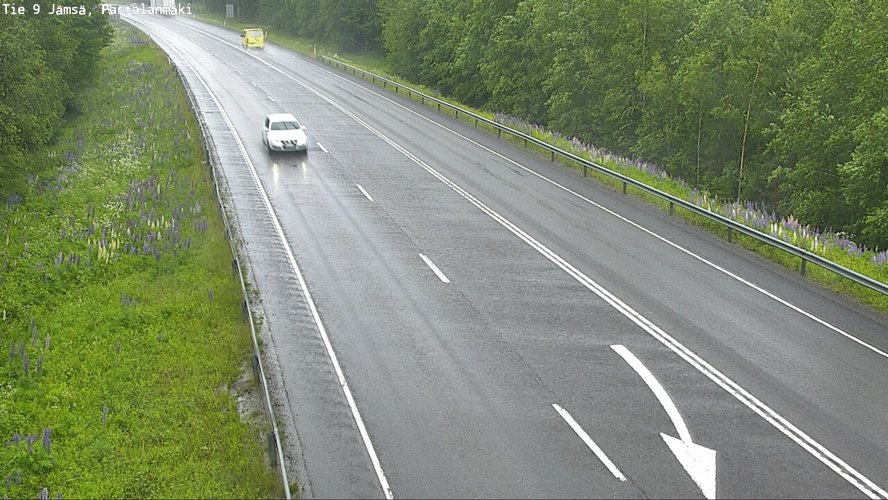 Weather Camera Image Väg 9 Jämsä, Partalanmäki, Jämsä, Keski-Suomi