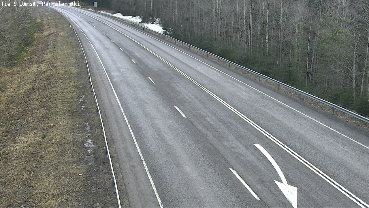 Weather Camera Image Road 9 Jämsä, Partalanmäki, Jämsä, Keski-Suomi