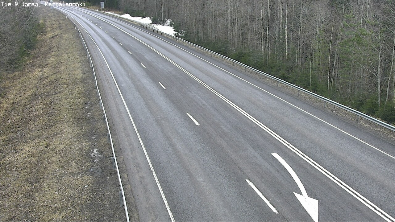 Weather Camera Image Väg 9 Jämsä, Partalanmäki, Jämsä, Keski-Suomi