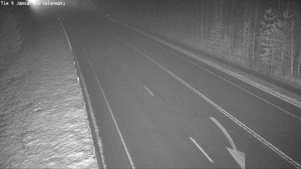Weather Camera Image Road 9 Jämsä, Partalanmäki, Jämsä, Keski-Suomi