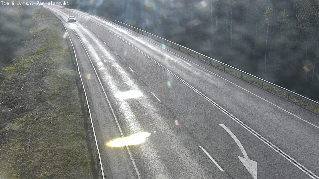Weather Camera Image Road 9 Jämsä, Partalanmäki, Jämsä, Keski-Suomi