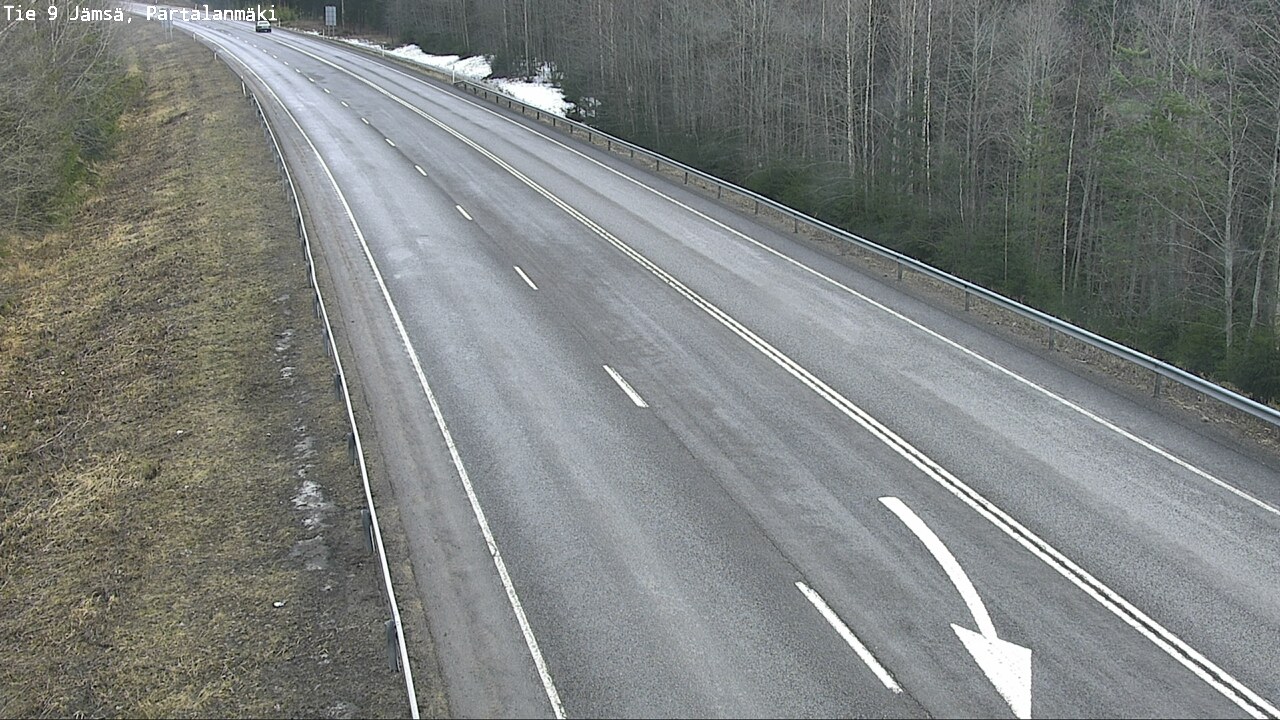 Weather Camera Image Väg 9 Jämsä, Partalanmäki, Jämsä, Keski-Suomi